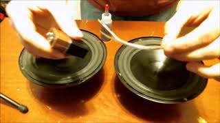 Refoaming a set of Infinity RS225 HiFi Speakers WITHOUT Shims  The Soundtracker [upl. by Nabe]