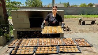 ESTRENANDO EL HORNO DE LEÑA CON RICAS TOQUERAS Y EMPANADAS [upl. by Rimidalv911]