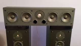 Polk Audio CS350LS Center Channel Demo [upl. by Aissac]