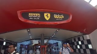 Ferrari World  Abu Dhabi Rides and exploration🚙🚘🚙🚗🚓🎠🎠🎡🎢🎡🎠🎠 [upl. by Rekoob]