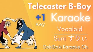 Karaoke ♬ すりぃ  Telecaster BBoy long ver【Off Vocal Romaji】 1 Key [upl. by Androw]