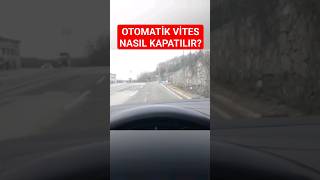 OTOMATİK VİTES NASIL STOP EDİLİRDİREKSİYON SINAVI [upl. by Eisak58]