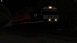 NS Unit train at night in SL Ro Scale [upl. by Raman]