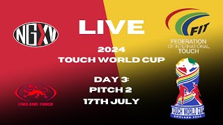 LIVE RUGBY TOUCH WORLD CUP  DAY 3 PITCH 2 [upl. by Solotsopa]