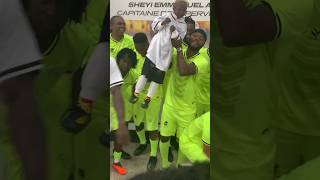 Grand P avec les légendes africaines lors du jubilé dEmmanuel Adebayor au Togo football shorts [upl. by Tayyebeb]