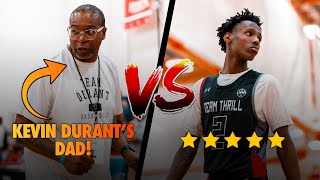 Kevin Durants Brother Beats His Own Dad In AAU Game🍿 [upl. by Aneleh]