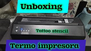 revisión termo impresora para stencil de tatuaje hectografico Review tattoprinter MHTP8008 [upl. by Preuss]