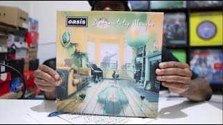 OASIS DEFINITELY MAYBE 30TH ANNIVERSARY VINYL BY BLOOD RECORDS UNBOXING [upl. by Ardnuaet]