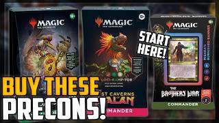 Top 5 Best Precon Decks for Commander for Beginners Bloomburrow UPDATE  Magic The Gathering [upl. by Sefton]