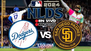 🔴 EN VIVO LOS ANGELES DODGERS vs SAN DIEGO PADRES  NATIONAL LEAGUE DIVISION SERIES 2024  MLB LIVE [upl. by Concettina]