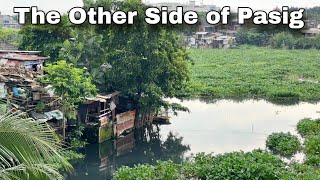 Living near in a Floodway  Slum Walk at Manggahan Floodway Pasig City Philippines [upl. by Licastro]