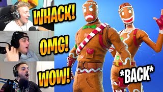 STREAMERS REACT TO MERRY MARAUDER amp GINGER GUNNER BACK IN SHOP  Fortnite Best amp Funny Moments 264 [upl. by Lewanna92]