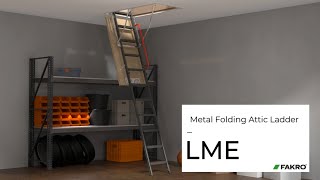 FAKRO LME Attic Ladder Installation Video [upl. by Dachia87]