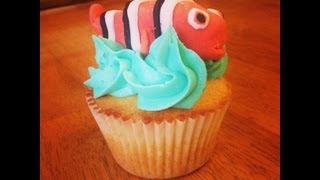 How to make Finding Nemo Cupcakes [upl. by Atirma]