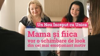 Caz unic Mama și fiica vor o schimbare de look din cel mai emoționant motiv [upl. by Seraphim]