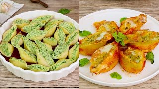 Conchiglioni ripieni di ricotta e spinaci il piatto saporito e perfetto per ogni occasione [upl. by Kylie]