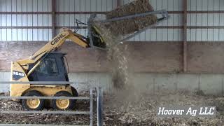 Hoover Square Bale Spreader  works for corn fodder and straw [upl. by Ibbetson977]