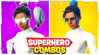 5 New TRYHARD Superhero COMBOS in Fortnite PROS Use These Combos [upl. by Gnok]