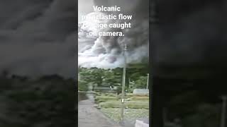 Unzen Volcano Footage Volcanic Poison Ash Eruption Pyroclastic Flow June 3 1991 [upl. by Acassej]