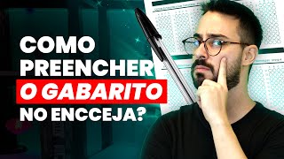 COMO PREENCHER O GABARITO NO ENCCEJA [upl. by Rellek409]