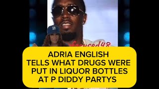 ADRIA ENGLISH SPEAKS DRUGS AND DIDDY PARTYS [upl. by Dante]