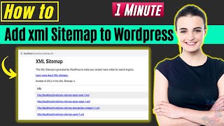 How to add xml sitemap to wordpress 2024 [upl. by Leasia]