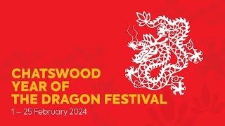 Chatswood Year of the Dragon Festival 2024 [upl. by Hadik]