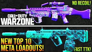 WARZONE New TOP 10 BEST META LOADOUTS After Update WARZONE Best Weapons [upl. by Sharia]