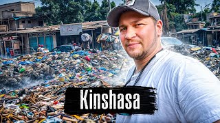 24 Hours Inside Congos Capital City Kinshasa  Crazy African megacity 2 per month salary [upl. by Jermyn4]