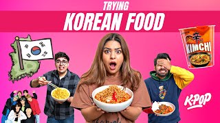 TRYING KOREAN FOOD WITH MY BROTHER amp SISTER  Rimorav Vlogs [upl. by Dailey]