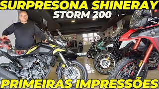 STORM 200 SURPRESONA DA SHINERAY VAMOS VER AS PRIMEIRAS IMPRESÕES [upl. by Andee]