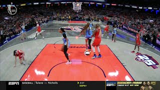 🤐 Angel Reese KNOCKS DOWN Caitlin Clark Then TAUNTS Her NO CALL  Chicago Sky vs Indiana Fever [upl. by Chuch]