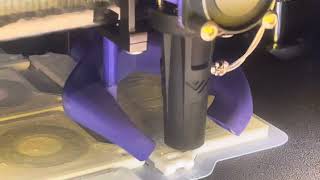 VzBot printing in ABS enclosing zincplated washers [upl. by Nnagrom]