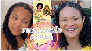 MINHA FINALIZAÇÃO ATUALIZADA CREME ATIVADOR DE CACHOS SALON LINE [upl. by Wilkie]