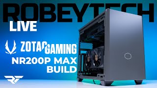 Giveaways  2100 Cooler Master NR200P MAX Step by Step PC Build Ryzen 7 7800x3D  RTX 4070 Super [upl. by Olraced184]