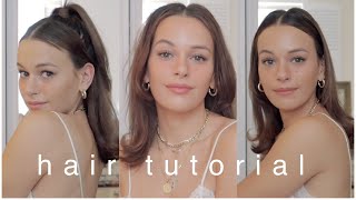 FLIPPEDENDS HAIR TUTORIAL  3 STYLES  90s inspired [upl. by Geesey]