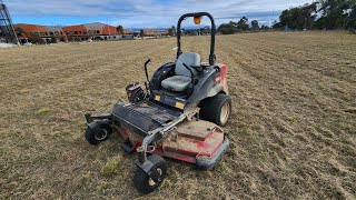 Mowing the Lawn with the Toro Groundsmaster 7210 Zero Turn RideOn Lawnmower [upl. by Yesrej483]