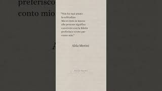 Alda Merini letteratura frasi perte [upl. by Grindle]