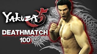 Most Insane Challenge Ive Ever Done  Yakuza 5 Deathmatch 100 No Damage No Dragon Spirit LEGEND [upl. by Triny647]