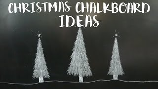 Christmas Chalkboard Ideas DIY [upl. by Rudy]