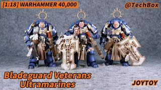 Joytoy Warhammer 40K Ultramarines Bladeguard Veterans 118 scale action figure [upl. by Skantze]