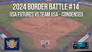 2024 USA Future Stars vs Team USA  Border Battle 14  CONDENSED Game [upl. by Aivatra]