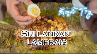 Must Try This  Sri Lankan Food  Lamprais [upl. by Sielen]