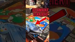 500€ Flohmarkt Eskalation Nintendo reselling flohmarkt fleamarket nintendo retrogaming reseller [upl. by Adner]