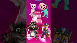 TalkingTom PawPetro Cocomelon AngelaExe tileshop coffindance Gametastic [upl. by Blight]