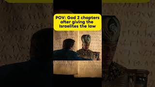 Didn’t take but 2 chapters for the Israelites to start rebelling against God😂 god commands bible [upl. by Id]