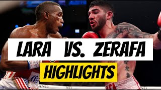 Erislandy Lara vs Michael Zerafa Highlights [upl. by Acinorej]