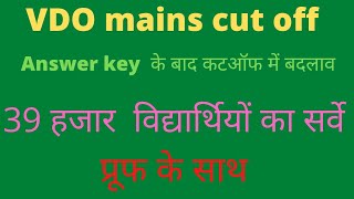 VDO mains cut off 2022 vdo mains news today vdo mains 2022 result update [upl. by Tsui]