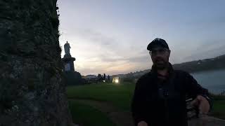 vlog at castle hill Tenby [upl. by Nanreik]