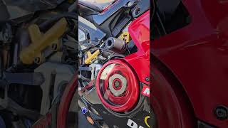 Ducati Panigale V4 Exhaust Sound Off Termignoni Reparto Corse vs FM Projects comparison [upl. by Elvyn]